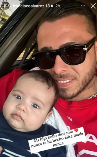 Álvarez and his father