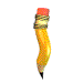 animated pencil